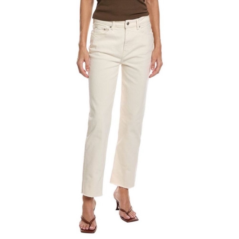 The Kooples Straight Cropped Jeans Cream size 29